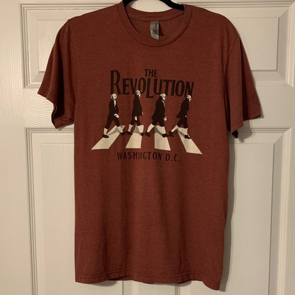 duckco Tops - The revolution Washington D. C Beatles themed t shirt